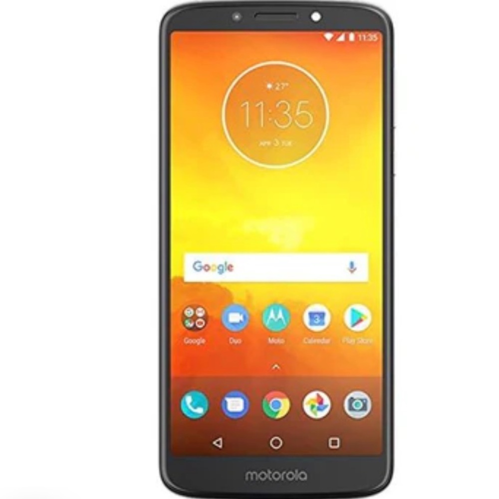 Motorola Moto E5 play black 16 GB Tracfone camera smartphone - Picture 2 of 4